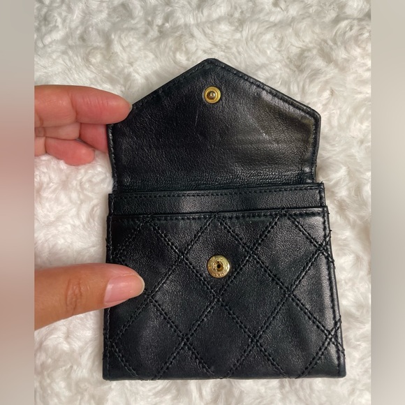 Chanel Black Bicolore CC Logo Lambskin Coin Case Wallet ๐ค - Picture 8 of 17